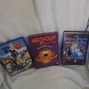 Children's Dvds bundle of 3 in excellent condition